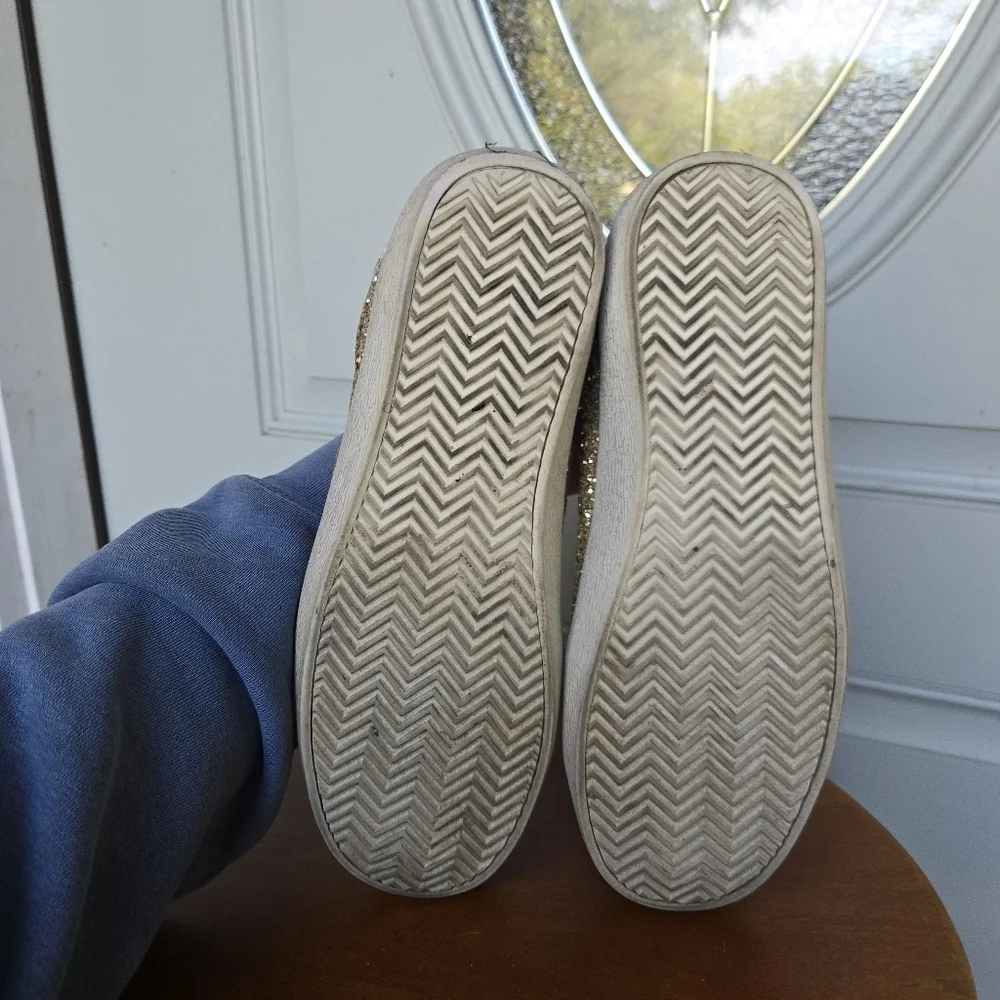 Mi.iM Gold Glitter Sneakers